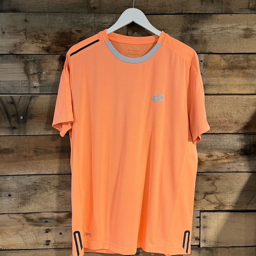 Lotto Sport short sleeve orange soccer performance shirt - 2XL
